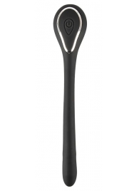 Черный гибкий уретральный стимулятор с вибрацией Vibrating Bendable Dilator - 13,5 см. - Orion - купить с доставкой в Шахтах