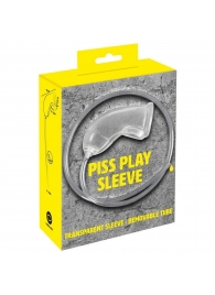 Прозрачная насадка на пенис Piss Play Sleeve для игр с мочеиспусканием - Orion - купить с доставкой в Шахтах