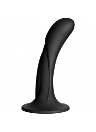 Черная изогнутая насадка Vac-U-Lock G-Spot - 16,5 см. - Doc Johnson - купить с доставкой в Шахтах