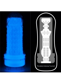 Светящийся в темноте мастурбатор Lumino Play Masturbator Pocketed - Lovetoy - в Шахтах купить с доставкой