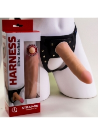 Страпон Харнесс из трусиков и насадки-фаллоса - 17,5 см. - LOVETOY (А-Полимер) - купить с доставкой в Шахтах