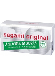 Ультратонкие презервативы Sagami Original 0.02 - 10 шт. - Sagami - купить с доставкой в Шахтах