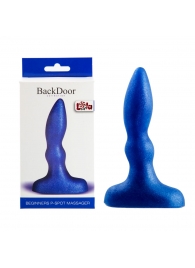 Синий анальный стимулятор Beginners p-spot massager - 11 см. - Lola Games - в Шахтах купить с доставкой