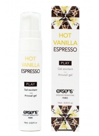 Возбуждающий гель Hot Vanilla Espresso Arousal Gel - 15 мл. - Exsens - купить с доставкой в Шахтах