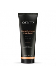 Массажный легкий крем WICKED Orange Blossom plus Patchouli - 120 мл. - Wicked - купить с доставкой в Шахтах