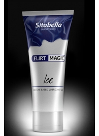 Силиконовая гель-смазка FLIRT MAGIC Ice с лёгким пролонгирующим эффектом - 75 мл. - Sitabella - купить с доставкой в Шахтах