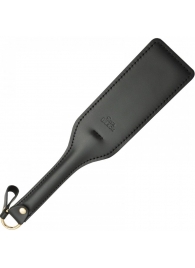 Черная кожаная шлепалка SitaBlack - 30 см. - Sitabella - купить с доставкой в Шахтах