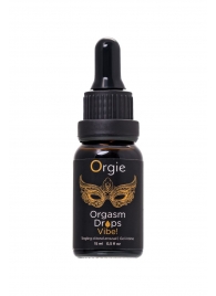 Возбуждающий гель для клитора ORGIE Orgasm Drops Vibe - 15 мл. - ORGIE - купить с доставкой в Шахтах