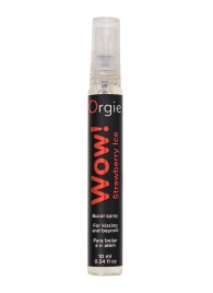 Оральный спрей ORGIE Wow! Strawberry Ice Blowjob Spray с охлаждающим и возбуждающим эффектом - 10 мл. - ORGIE - купить с доставкой в Шахтах