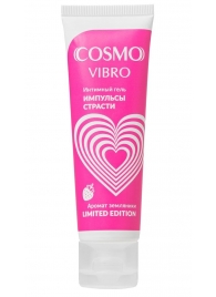 Возбуждающий гель на водно-силиконовой основе Cosmo Vibro с ароматом земляники - 50 гр. - Биоритм - купить с доставкой в Шахтах