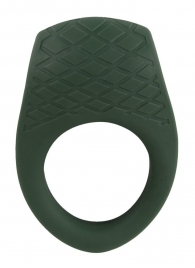 Зеленое эрекционное виброкольцо Luxurious Vibro Cock Ring - Orion - в Шахтах купить с доставкой