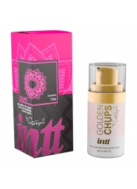 Возбуждающий гель Golden Chups с малиновым ароматом - 17 мл. - INTT - купить с доставкой в Шахтах