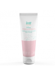 Лубрикант на водной основе Vibe Sensation с клубничным вкусом и легким вибрирующим эффектом - 50 гр. - INTT - купить с доставкой в Шахтах