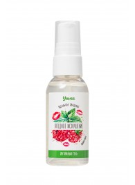Съедобная гель-смазка Yovee «Ягодное искушение» с Д-пантенолом и вкусом малины и мяты - 50 мл. - ToyFa - купить с доставкой в Шахтах