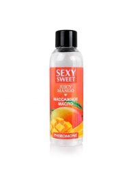 Массажное масло Sexy Sweet Juicy Mango с феромонами и ароматом манго - 75 мл. - Биоритм - купить с доставкой в Шахтах