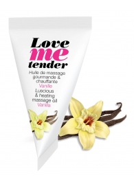 Съедобное согревающее массажное масло Love Me Tender Vanilla с ароматом ванили - 10 мл. - Love to Love - купить с доставкой в Шахтах