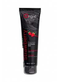 Интимный гель на водной основе Lube Tube Strawberry с клубничным вкусом - 100 мл. - ORGIE - купить с доставкой в Шахтах