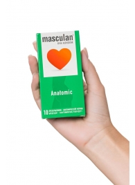 Презервативы анатомической формы Masculan Anatomic - 10 шт. - Masculan - купить с доставкой в Шахтах