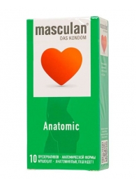Презервативы анатомической формы Masculan Anatomic - 10 шт. - Masculan - купить с доставкой в Шахтах