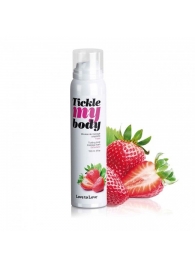 Массажная хрустящая пенка Tickle My Body Strawberry с ароматом клубники - 150 мл. - Love to Love - купить с доставкой в Шахтах