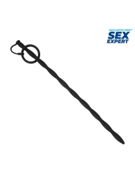 Черный стимулятор уретры Sex Expert - Sex Expert - купить с доставкой в Шахтах
