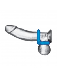 Комплект из 2 эрекционных колец-восьмерок 2-Pack Duo Cock And Ball Stamina Enhancement Ring - BlueLine - в Шахтах купить с доставкой