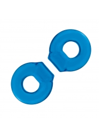 Комплект из двух колец для пениса 2-Pack Ultra-Stretch Stamina Endurance Ring - BlueLine - в Шахтах купить с доставкой