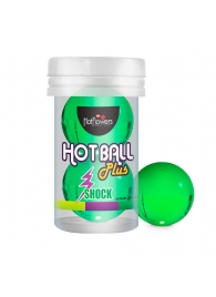 Лубрикант на силиконовой основе Hot Ball Plus с покалывающим эффектом (2 шарика по 3 гр.) - HotFlowers - купить с доставкой в Шахтах