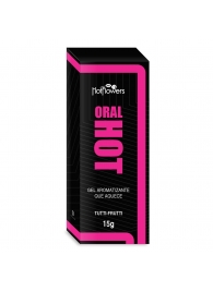 Гель для оральных ласк Oral Hot с согревающим эффектом - 15 гр. - HotFlowers - купить с доставкой в Шахтах