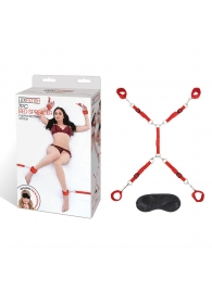 Красная фиксация на матрас Classic Bedspreader - Lux Fetish - купить с доставкой в Шахтах