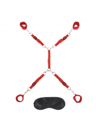 Красная фиксация на матрас Classic Bedspreader - Lux Fetish - купить с доставкой в Шахтах