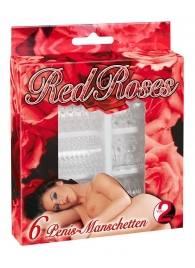 Набор из 6 насадок с шипиками Red Roses - Orion - в Шахтах купить с доставкой