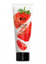 Лубрикант на водной основе OYO Aroma Gel Strawberry с ароматом клубники - 75 мл. - OYO - купить с доставкой в Шахтах