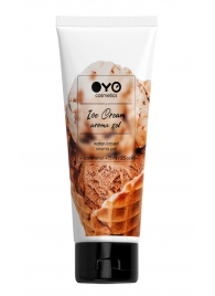 Лубрикант на водной основе OYO Aroma Gel Ice Cream с ароматом пломбира - 75 мл. - OYO - купить с доставкой в Шахтах