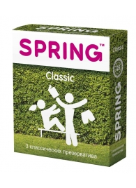 Классические презервативы SPRING CLASSIC - 3 шт. - SPRING - купить с доставкой в Шахтах