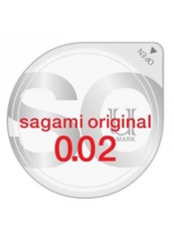 Ультратонкий презерватив Sagami Original - 1 шт. - Sagami - купить с доставкой в Шахтах