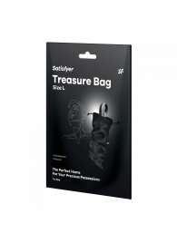 Черный мешочек для хранения игрушек Treasure Bag L - Satisfyer - купить с доставкой в Шахтах