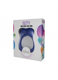 Синее эрекционное виброкольцо Nutty - Adrien Lastic - в Шахтах купить с доставкой