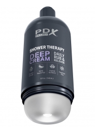 Мастурбатор в бутылке Shower Therapy Deep Cream - Pipedream - в Шахтах купить с доставкой