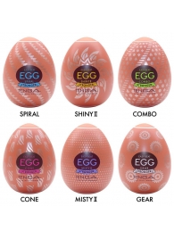 Набор из 6 мастурбаторов-яиц Tenga Egg Variety Pack V - Tenga - в Шахтах купить с доставкой