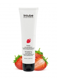 Лубрикант на водной основе Nuei Inlube с алоэ вера и ароматом клубники - 100 мл. - Nuei cosmetics - купить с доставкой в Шахтах