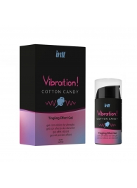 Жидкий вибратор Vibration Cotton Candy с ароматом сахарной ваты - 15 мл. - INTT - купить с доставкой в Шахтах