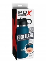Мастурбатор-вагина в синей колбе F*ck Flask - Pipedream - в Шахтах купить с доставкой