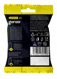 Ультратонкие презервативы Ganzo Ultra thin в мягкой упаковке - 3 шт. - Ganzo - купить с доставкой в Шахтах
