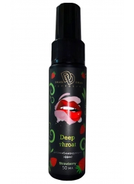 Спрей для горла Deep Throat с десенсибилизирующим эффектом и вкусом клубники - 50 мл. - БиоМед - купить с доставкой в Шахтах