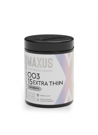 Экстремально тонкие презервативы MAXUS 003 Extra Thin - 15 шт. - Maxus - купить с доставкой в Шахтах