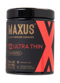 Ультратонкие презервативы MAXUS Ultra Thin - 12 шт. - Maxus - купить с доставкой в Шахтах