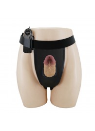 Полый вибрострапон на регулируемых трусиках Draven - 17,5 см. - Baile - купить с доставкой в Шахтах
