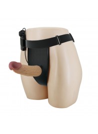 Полый вибрострапон на регулируемых трусиках Draven - 17,5 см. - Baile - купить с доставкой в Шахтах