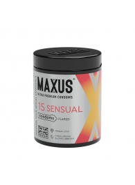 Анатомические презервативы MAXUS Sensual - 15 шт. - Maxus - купить с доставкой в Шахтах